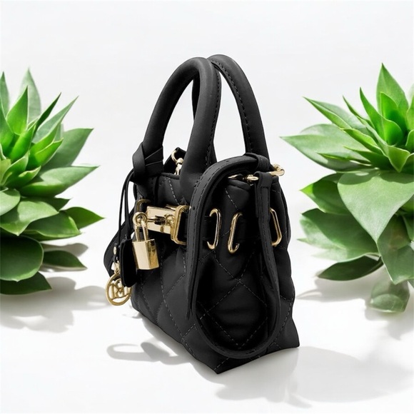 Badgley Mischka Mini Quilted Tote - Picture 2 of 6